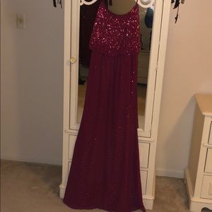 Prom Dress - A Line - Sequin